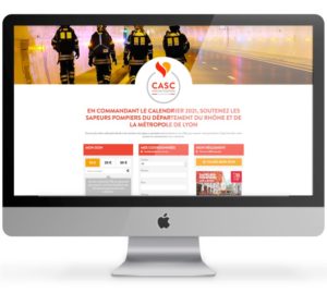 Visuel de la landing page de commande en ligne